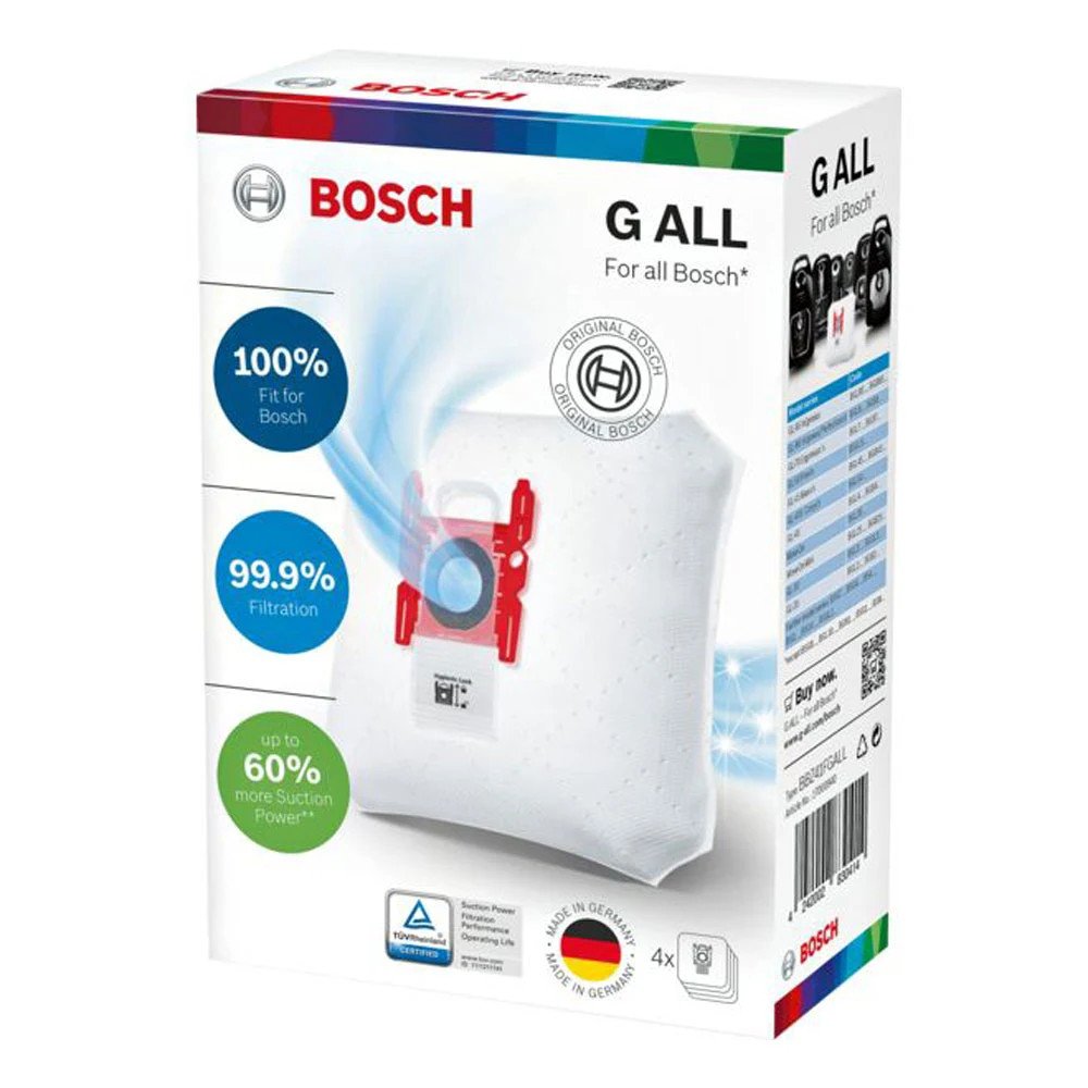Støvsugerposer Bosch BBZ41FGALL, pakke med 4 stk